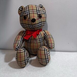 Burberry 10” Nova Check Teddy Bear